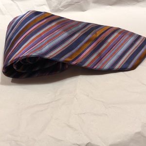 Ted Baker Striped Tie - Blue Multi